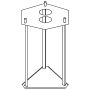 Norlys ACCESSORIES 406 Kablio tvirtinimo elemento gaubtas