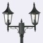 Norlys RIMINI 402B Gatvės šviesos stulpas 2x9W/E27 IP54