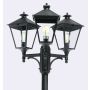 Norlys LONDON 483B Gatvės šviesos stulpas 3x9W/E27 IP54