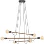 TK Lighting HELIX 4950 Pakabinama lempa 6x15W/e27 IP20