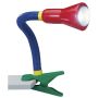 Trio FLEXO 5028010-17 Darbo stalo lemputė su spaustuku 1x18w/e14 ip20