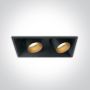 One Light The Recessed Cylinders 51211C/B/W Įmontuojamas apšvietimas 2x11W/LED 3000K 820lm IP20