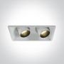 One Light The Recessed Cylinders 51211C/W/W Įmontuojamas apšvietimas 2x11W/LED 3000K 820lm IP20