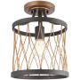 Endon HESTON 61497 Stropo šviestuvas 1x60W/E27 IP20