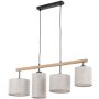 TK Lighting DEVA 6108 Pakabinama lempa 4x15W/E27