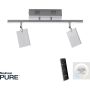 Paul Neuhaus PURE-MIRA 6354-95 Taškinis šviestuvas 2x15W/LED 2700-5000k 1700lm ip20