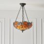 Endon DRAGONFLY FLAME 64076 Pakabinama lempa 3x60W/E27 IP20