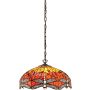 Endon DRAGONFLY FLAME 64081 Pakabinama lempa 3x60W/E27 IP20