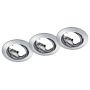 Trio JURA 650100306 Įmontuojamas apšvietimas 3x15w/gu10 ip20