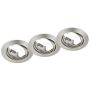 Trio JURA 650100307 Įmontuojamas apšvietimas 3x15w/gu10 ip20
