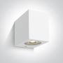 One Light Outdoor Cube 67142H/W Sienos lempa 1x6W/GU10 IP65