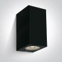 One Light Outdoor Cube 67142K/B Sienos lempa 2x6W/GU10 IP65