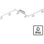 Paul Neuhaus SILEDA 6787-96 Taškinis šviestuvas 6x41W/LED 3000k 4500lm ip44