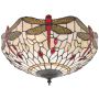 Endon DRAGONFLY BEIGE 70723 Lubų šviestuvas 2x60W/E27 IP20