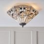 Endon METROPOLITAN 70779 Lubų šviestuvas 2x60W/E27 IP20