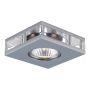 Prezent ELEGANT GLASS FIX 71001 Dekoratyvinis įmontuojamas apšvietimas 1x50W/GU10 IP20