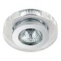Prezent ELEGANT GLASS FIX 71005 Dekoratyvinis įmontuojamas apšvietimas 1x50W/GU10 IP20