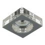 Prezent ELEGANT GLASS FIX 71008 Dekoratyvinis įmontuojamas apšvietimas 1x50W/GU10 IP20