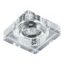 Prezent ELEGANT GLASS FIX 71011 Dekoratyvinis įmontuojamas apšvietimas 1x50W/GU10 IP20