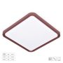 Prezent FLOREN SQ 71329 Lubų šviestuvas 1x33W/LED 2500lm IP20