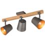 Trio BELL 801900367 Taškinis šviestuvas 3x25w/e14 ip20