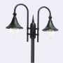 Norlys FIRENZE 820B Gatvės šviesos stulpas 2x9W/E27 IP54