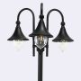 Norlys FIRENZE 830B Gatvės šviesos stulpas 3x9W/E27 IP54