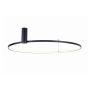 Zuma Line HORIK 89429-90BK Stropo šviestuvas 1x40W/LED 3000K|4000K|6000K 4400lm IP20