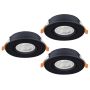 Eglo BARRANCO 902265 Įmontuojamas apšvietimas 3x4.5W/LED 2700K, 4000K, 6500K 3X450lm ip20