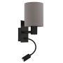Eglo PASTERI 900701 Sienos lempa 1x40W/E27|1x3,8W/LED 320lm IP20