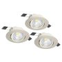 Eglo SALICETO 900746 Įmontuojamas apšvietimas 3x6W/LED 2700K 1350lm IP20