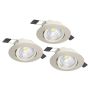 Eglo SALICETO 902282 Įmontuojamas apšvietimas 3x6W/LED 4000K 3X580lm ip20
