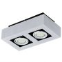 Eglo LOKE 1 LED 91353 Lubų šviestuvas 2x3W/GU10