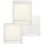 Brilliant CUBIX G97178/05 Lubų šviestuvas 3x22W/LED 3000K 2200LM IP20