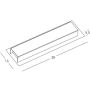 Zambelis 48V LIGHTING SYSTEM E397 Montavimo detalė IP65