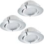 Eglo PINEDA 95852 Įmontuojamas apšvietimas 3x6W/LED 500LM