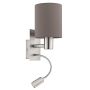 Eglo PASTERI 96481 Sienos lempa 1x40W/E27 + 1X3,5W/LED 380LM
