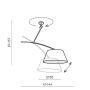 AZzardo BARCELONA LAMPBODY AZ2288 Pakabos 1x60W/E27 IP20