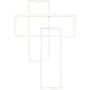 AZzardo QUADRATUS  AZ2993 Sienos lempa 1x80W/LED 4800LM