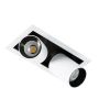 Italux MERCANTA GL7117-2/12W 4000K WH+BL Įmontuojamas apšvietimas 2x12W/LED 1640LM IP20