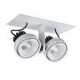 Italux PATRIZIO GL7118-2/2X12W 3000K WH+BL Taškinis šviestuvas 2x12W/LED 1770LM IP20