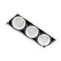 Italux VERTICO GL7108-3/3X18W 4000K WH+BL Įmontuojamas apšvietimas 3x18W/LED 4200LM IP20