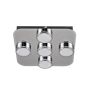 Italux MARCEL HD-4011N-05-9051D CH Lubų šviestuvas 5x5W/LED