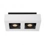 Italux CASEMIRO IT8001S2-WH/BK Lubų šviestuvas 2x50W/GU10