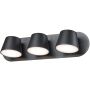 Italux KUOLA MB1350-3-BK Sienos lempa 1x18W/LED 3000K 640LM IP20