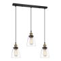 Italux FRANCIS MDM-2563/3 GD+CL Pakabinama lempa 3x40W/E27