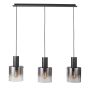 Italux JAVIER MD17076-3B BK Pakabinama lempa 3x60W/E27 IP20