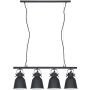 Italux LAVARE MD-HN82608-4-BK+WH Pakabinama lempa 4x40W/E27 IP20