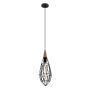Italux MAELLE MDM-2595/1S BK Pakabinama lempa 1x40W/E14