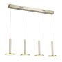 Italux OLIVER MD17033012-4B GOLD Pakabinama lempa 1x60W/LED 2690LM